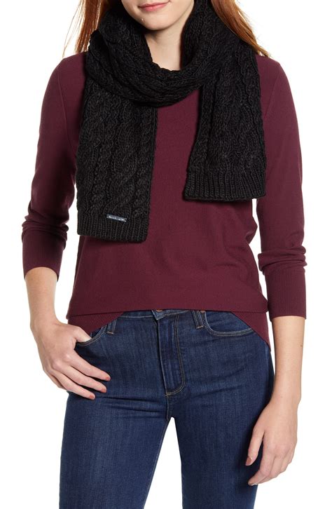 michael kors cable-knit headband and scarf set|Cable Knit Scarf .